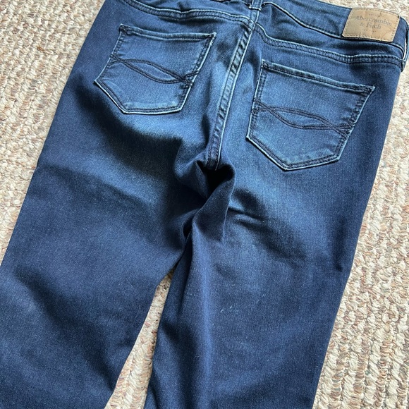 Abercrombie & Fitch Mid Rose Denim Jean Jeggings 0S - Picture 5 of 8